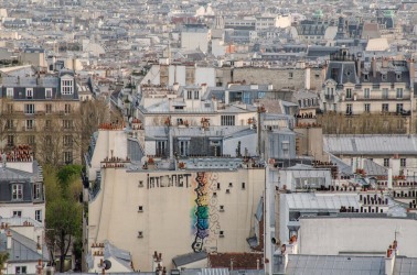Paris views from Sacre Coeur